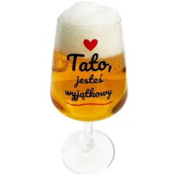 Pokal Kufel do Piwa dla Taty 500 ml - Prezent na Dzień Ojca Święta Urodziny