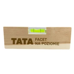 Poziomica + Otwieracz TATA Facet Na Poziomie - Prezent dla Taty na Dzień Ojca Święta Urodziny
