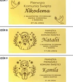 Pudełko na Pieniądze Komunia - Pamiątka Pierwszej Komunii Świętej dla Chłopca Dziewczynki Prezent na Komunię Święta
