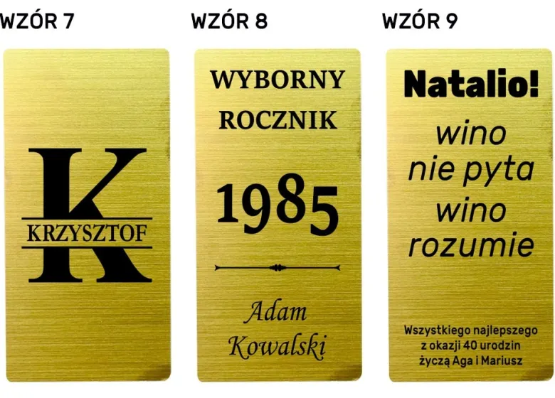 Pudełko na Wino Alkohol z Grawerem - prezent na urodziny dla kobiety faceta mężczyzny