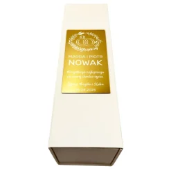 Pudełko na Wino z grawerem - prezent na Ślub Ślubny dla Pary Młodej