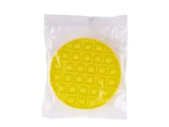 Push Bubble koło żółte Zabawka sensoryczna Pop it
