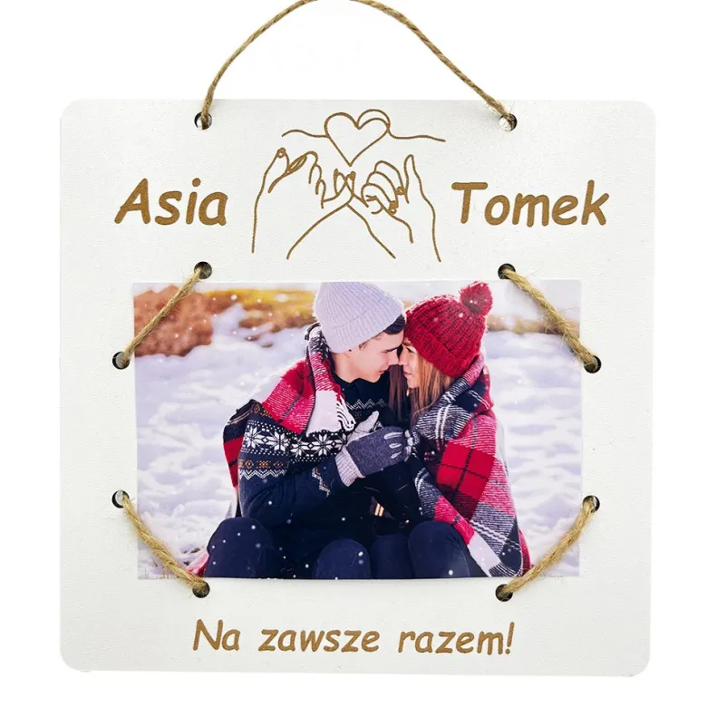 Ramka na zdjęcia na Walentynki