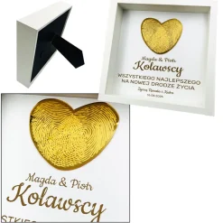 Ramka Pamiątka Ślubu - Prezent na Ślub dla Młodej Pary