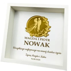 Ramka Pamiątka Ślubu - Prezent na Ślub dla Młodej Pary