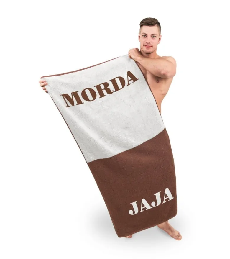 Ręcznik Morda Jaja - prezent dla męża chłopaka na święta urodziny
