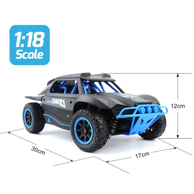 Samochód RC Racing Rally 2.4Ghz 4WD czarny 1:18