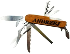 Scyzoryk Multitool 14w1 z Grawerem - Prezent dla Męża Taty Dziadka Mężczyzny Chłopaka Brata na Święta Urodziny