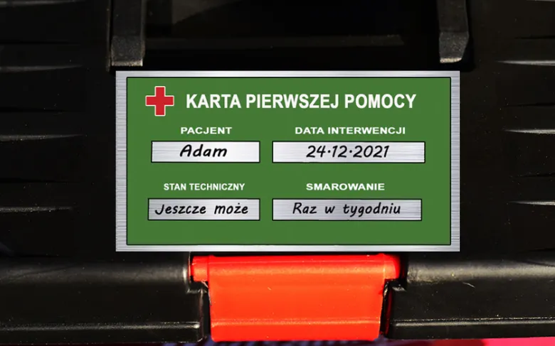 Skrzynka na alkohol Apteczka Pierwszej Pomocy walizka
