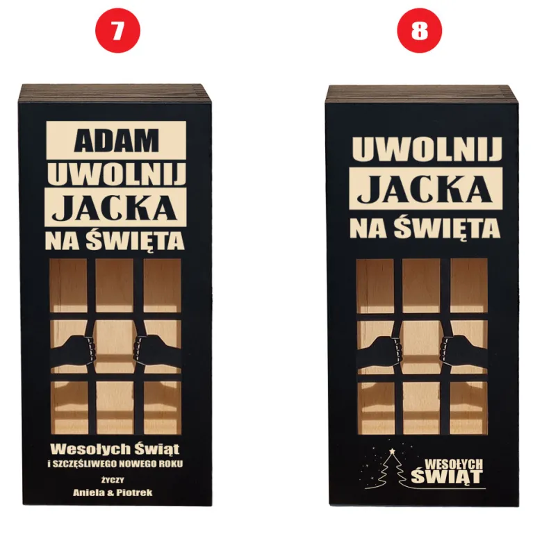 Skrzynka na alkohol - prezent na 18 30 40 50 60 70 urodziny dla faceta chłopaka mężczyzny