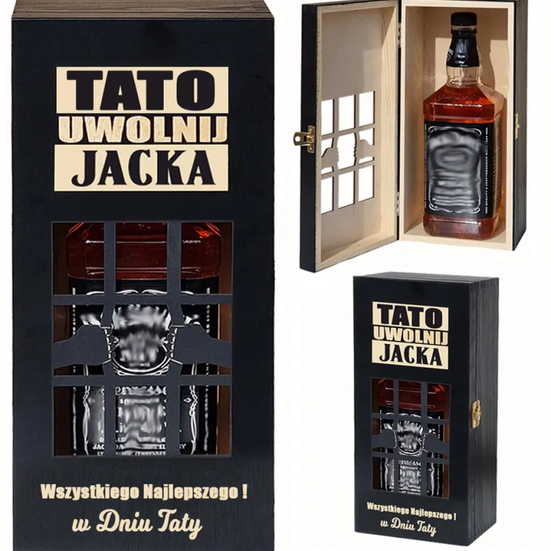 Skrzynka na Jack'a - prezent dla Taty na Dzień Ojca Urodziny Święta