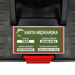 Skrzynka Tata Gruba Ryba - prezent dla Taty wędkarza