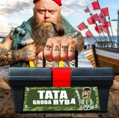 Skrzynka Tata Gruba Ryba - prezent dla Taty wędkarza
