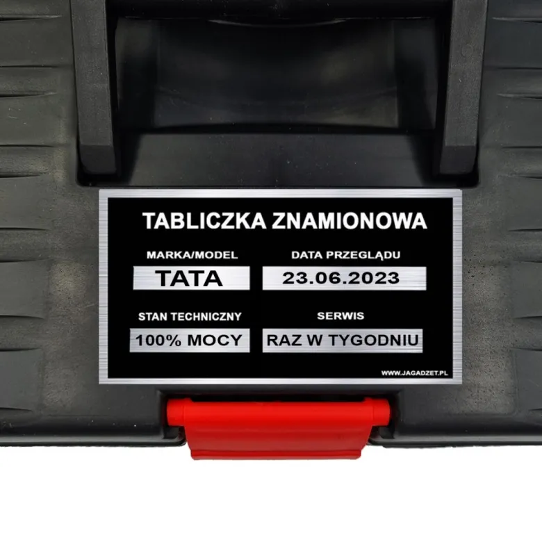 Skrzynka Taty zapasy na ciężkie czasy - prezent na Dzień Ojca