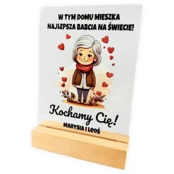 Statuetka Prezent na Dzień Babci i Dziadka dla Dziadków