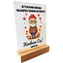 Statuetka Prezent na Dzień Babci i Dziadka dla Dziadków