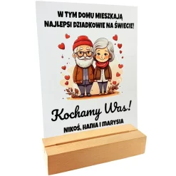 Statuetka Prezent na Dzień Babci i Dziadka dla Dziadków