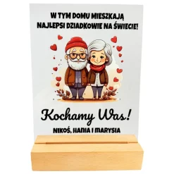 Statuetka Prezent na Dzień Babci i Dziadka dla Dziadków