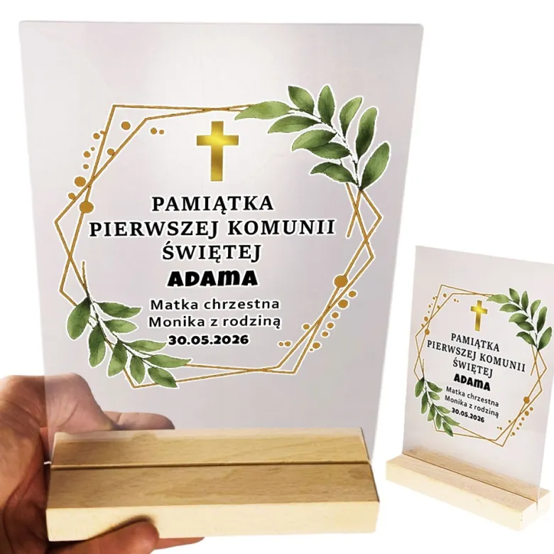 Statuetka Prezent na Komunię Świętą - Pamiątka Pierwszej Komunii Świętej dla Chłopca Dziewczynki