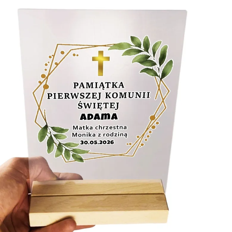 Statuetka Prezent na Komunię Świętą - Pamiątka Pierwszej Komunii Świętej dla Chłopca Dziewczynki