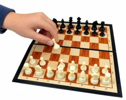 Szachy Magnetyczne + Życzenia - Prezent na Dzień Chłopaka do Szkoły Pracy Przedszkola Klasy dla Kolegów Chłopców