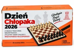 Szachy Magnetyczne + Życzenia - Prezent na Dzień Chłopaka do Szkoły Pracy Przedszkola Klasy dla Kolegów Chłopców