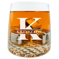 Szklanka do whisky KROSNO z grawerem - prezent na 18 40 50 60 urodziny święta dla faceta mężczyzny chłopaka