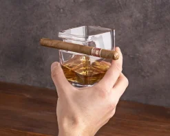 Szklanka na whisky i cygaro