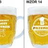 Szklany kufel do piwa z grawerem w ozdobnym kartoniku - prezent na 18 30 40 50 60 urodziny dla faceta mężczyzny