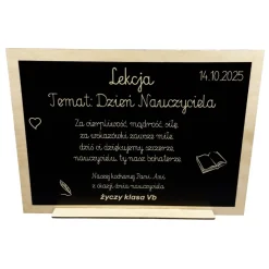 Tablica z Grawerem dla Nauczyciela - prezent na Dzień Nauczyciela dla wychowawcy