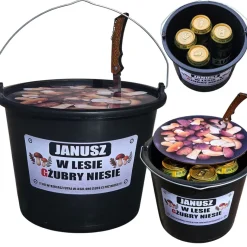 Wiadro Grzybiarza - Śmieszny Prezent dla Grzybiarza Taty Dziadka Męża