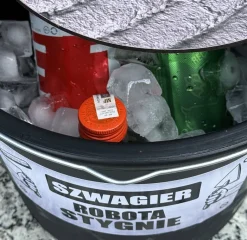 Wiadro Majstra - Śmieszny Prezent dla Budowlańca Murarza Faceta na Urodziny