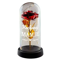 Wieczna Róża Kochanej Mamie- Prezent dla Mamy na Dzień Matki Święta Urodziny
