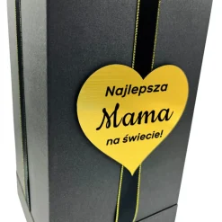 Wieczna róża w szkle z grawerem dla Mamy - prezent na Dzień Matki Święta