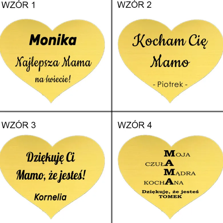 Wieczna róża w szkle z własnym grawerem dla Mamy - prezent na Dzień Matki