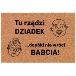 Wycieraczka pod drzwi - prezent dla Babci i Dziadka