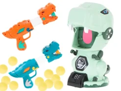 2x Pistolet na Kulki + Dinozaur - Strzelanie do celu