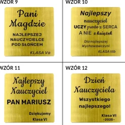Zakładka do książki z grawerem dla Nauczyciela - prezent na Dzień Nauczyciela Zakończenie Roku