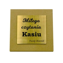Zakładka do książki z grawerem - prezent dla mamy taty babci dziadka żony męża