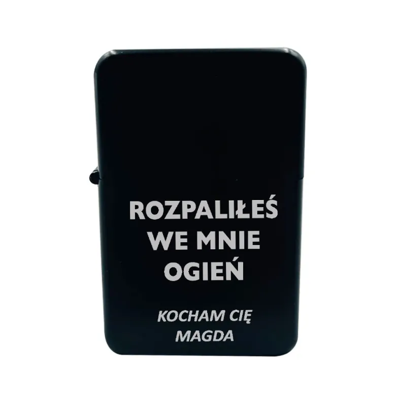 Zapalniczka z Grawerem dla Męża Niego Chłopaka - Prezent na Walentynki Święta