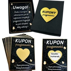 Zdrapki "Kupony Przyjemności" - prezent na walentynki dla żony męża dziewczyny chłopaka