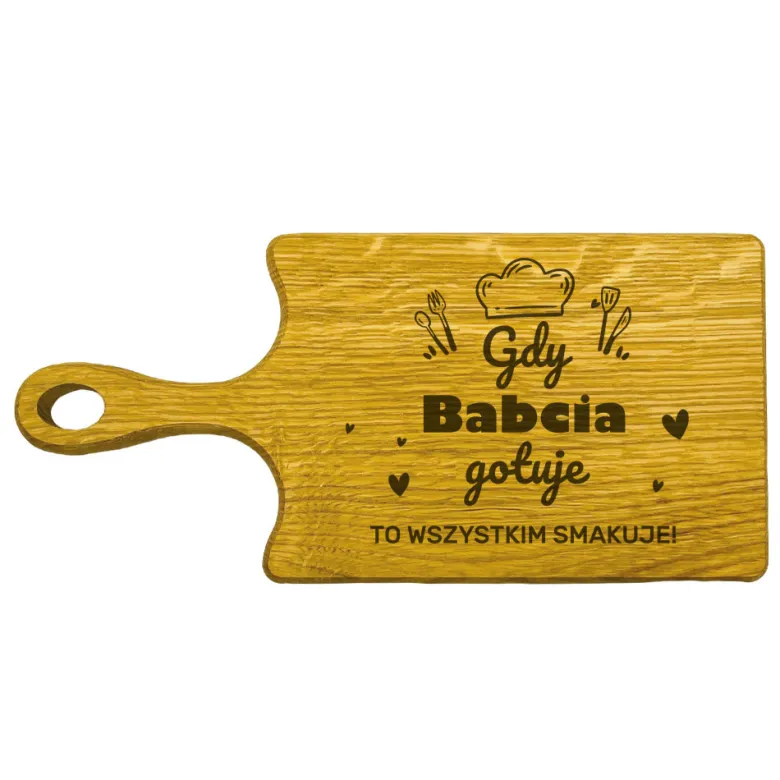 Zestaw dla Babci Wałek + Deska - prezent na Dzień Babci i Dziadka Święta urodziny