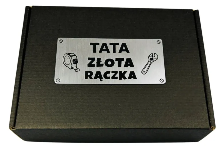 Zestaw dla Taty Opaska Magnetyczna + Miara - Prezent dla Taty na Dzień Ojca Święta Urodziny