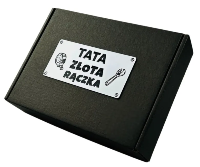 Zestaw dla Taty Poziomica Laserowa z Miarką + Latarka Czołówka - Prezent dla Taty na Dzień Ojca Święta Urodziny