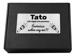 Zestaw dla Taty Świecące Rękawiczki + Latarka Czołówka - Prezent dla Taty na Dzień Ojca Święta Urodziny