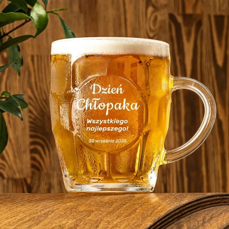 Zestaw do Piwa Kufel + Otwieracz - prezent na Dzień Chłopaka