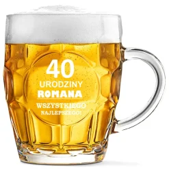 Zestaw do Piwa z grawerem Kufel + Otwieracz - prezent dla faceta męża chłopaka taty na urodziny
