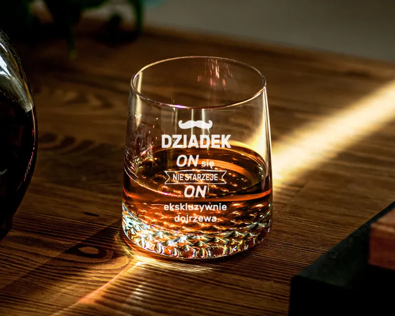 Zestaw do Whisky dla Dziadka - prezent na Dzień Babci i Dziadka Święta Urodziny