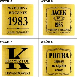 Zestaw do Whisky Karafka Globus z Grawerem - Prezent dla Taty Męża Dziadka Szefa Teścia Faceta Mężczyzny na Święta Urodziny
