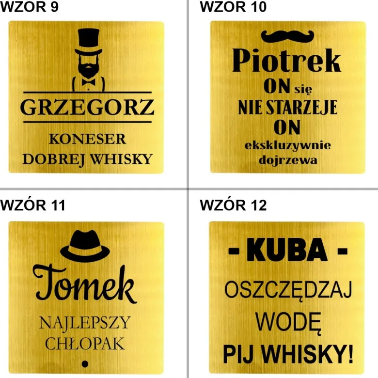 Zestaw do Whisky Karafka Globus z Grawerem - Prezent dla Taty Męża Dziadka Szefa Teścia Faceta Mężczyzny na Święta Urodziny